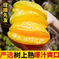 海南三亚新鲜杨桃送梅粉酸甜多汁应季杨桃孕妇水果整箱包邮