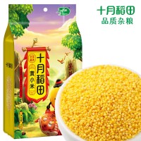十月稻田 黄小米1KG（黄小米 小米粥 五谷杂粮 粥米）